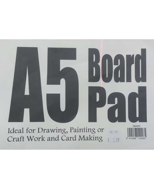 Board Pad with Cover A5