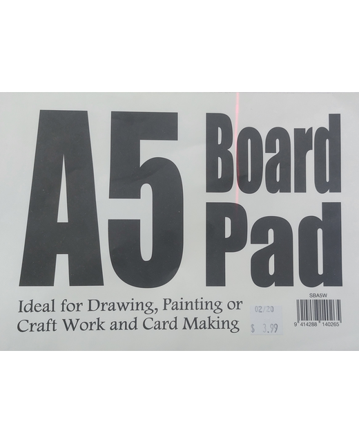 Board Pad with Cover A5