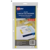 FILE CLIP AVERY FASTENER YELLOW PACK OF 10