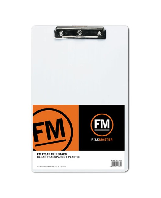 CLIPBOARD FM PLASTIC CLEAR