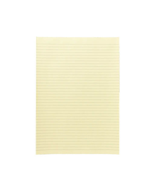 A4 RULED TOPLESS PAD YELLOW SINGLE 100 leaf 80gsm