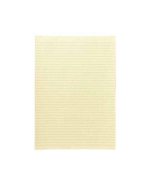 A4 RULED TOPLESS PAD YELLOW SINGLE 100 leaf 80gsm