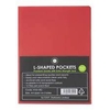 L SHAPE POCKETS OSC A4 RED PACK OF 12