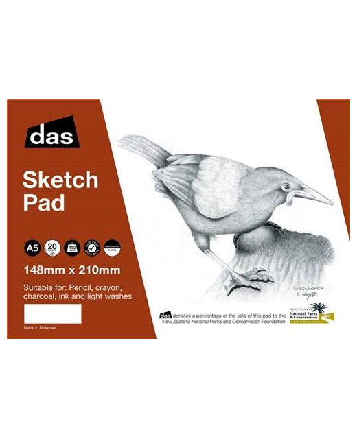 PAD SKETCH DAS A5 110G 20 SHEET