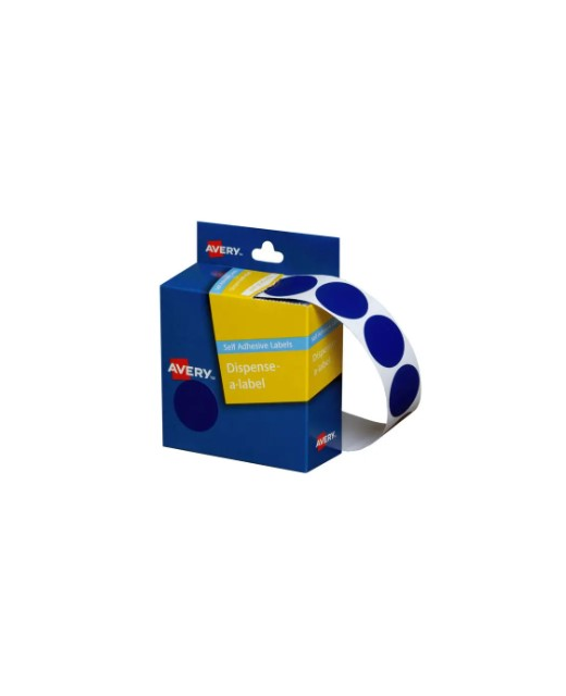 AVERY LABEL DISPENSER DMC24B BLUE ROUND