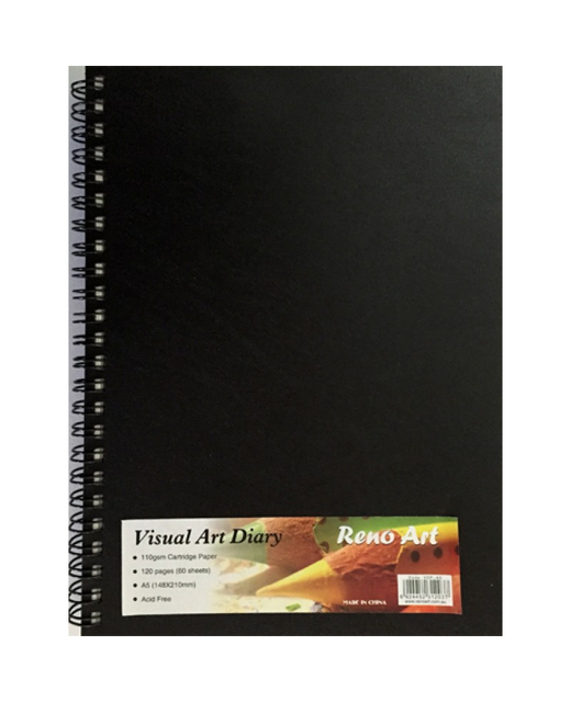 VISUAL ART RENO ART DIARY 110GSM A5