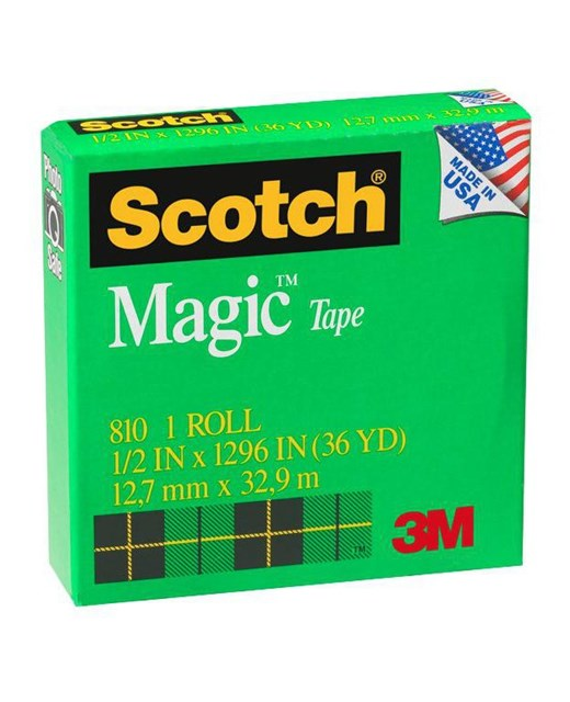 SCOTCH MAGIC TAPE 810 12.7MMX33MM