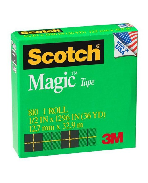 SCOTCH MAGIC TAPE 810 12.7MMX33MM