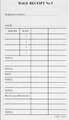 WAGE RECEIPT BRENEX NO 5 50PG