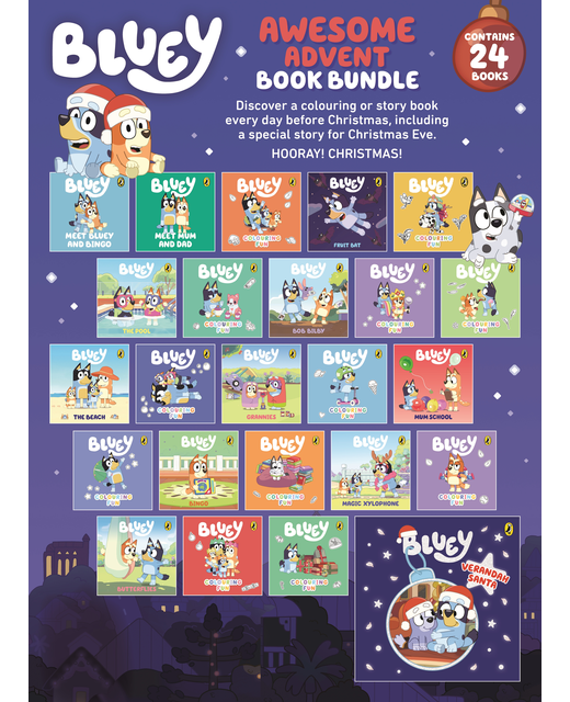 Bluey Advent Calendar Book Collection Children BooksActivities