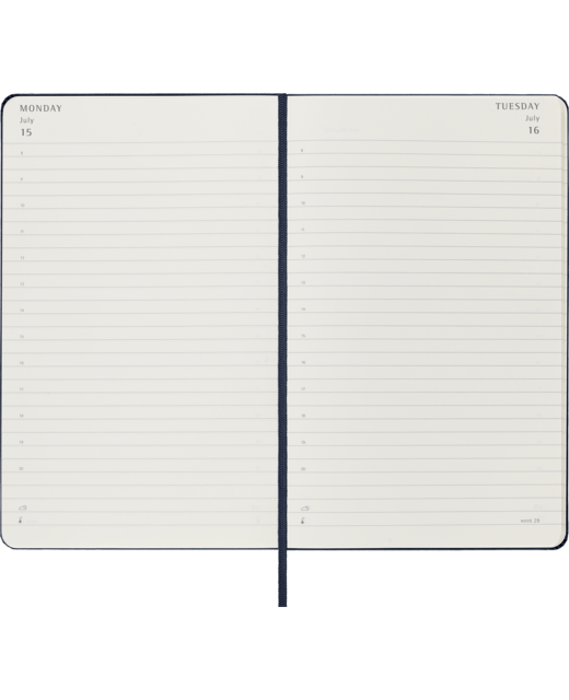 DIARY 2024 Moleskine Diary 12 Month Daily SC Pocket Sapphire Blue