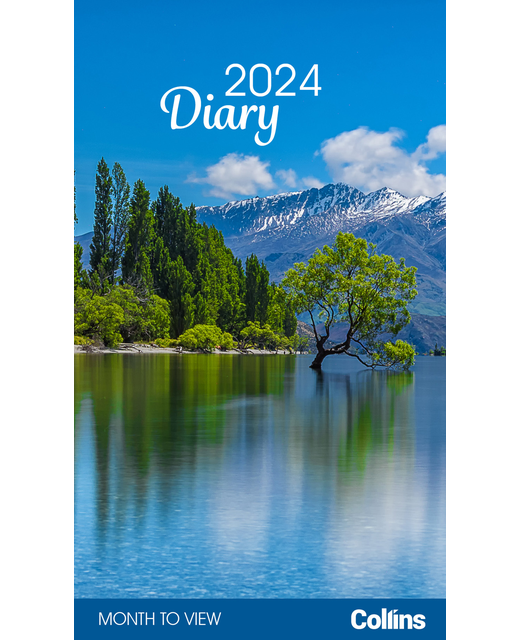 DIARY 2024 Collins Rosebank Diary NZ Landscapes Month to View Even Year