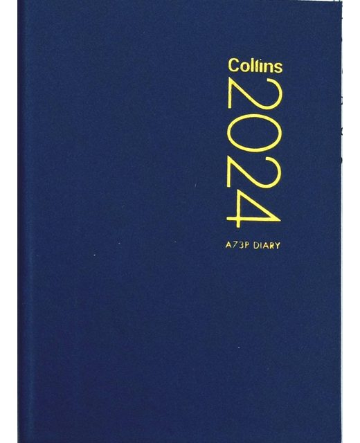 DIARY 2024 Collins Diary A73P Navy Even Year WTV