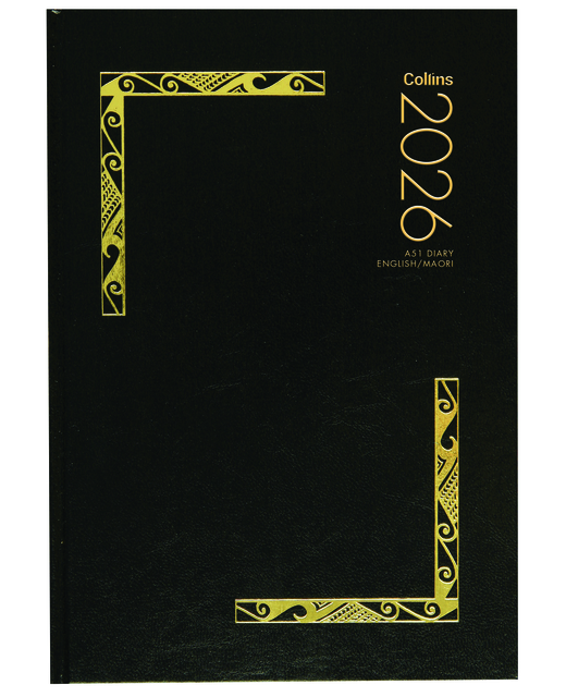 DIARY 2026 Collins Diary A51 English Maori Even Year