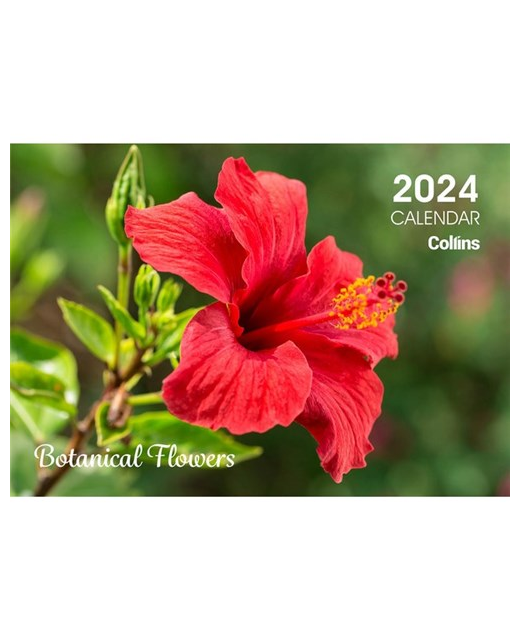 Collins Rosebank Wall Calendar A4 NZ Floral Even Year
