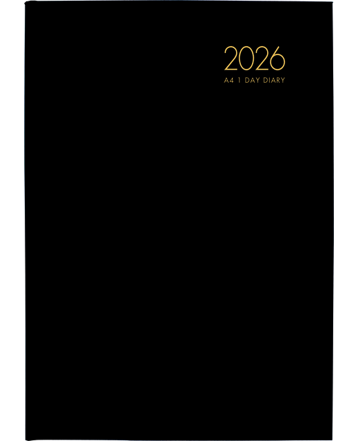 DIARY 2026 Milford Windsor A41 Day To Page Diary Black Even Year