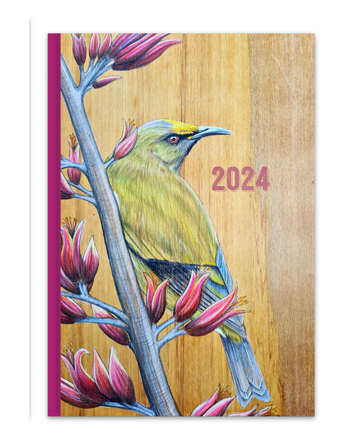 DIARY 2024 Kanuka Glen Art A53 Diary 2024 Korimako StationeryDiaries
