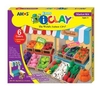 AMOS I-CLAY MODELLING CLAY KIT MARKET STALL 18G X 6 PIECES