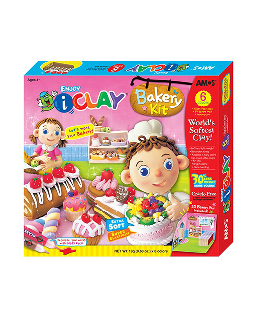 i-Clay Bakery Kit Modelling Clay Pack of 6