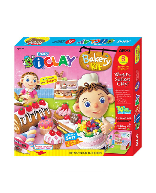 i-Clay Bakery Kit Modelling Clay Pack of 6