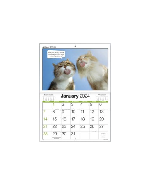 Calendar Animal Antics Stitched Booklet 