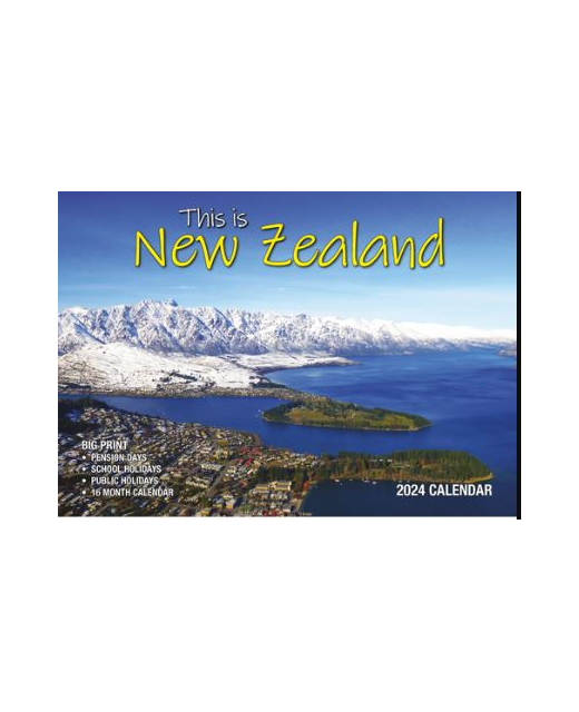 CALENDAR 2024 BIG PRINT THIS IS NZ