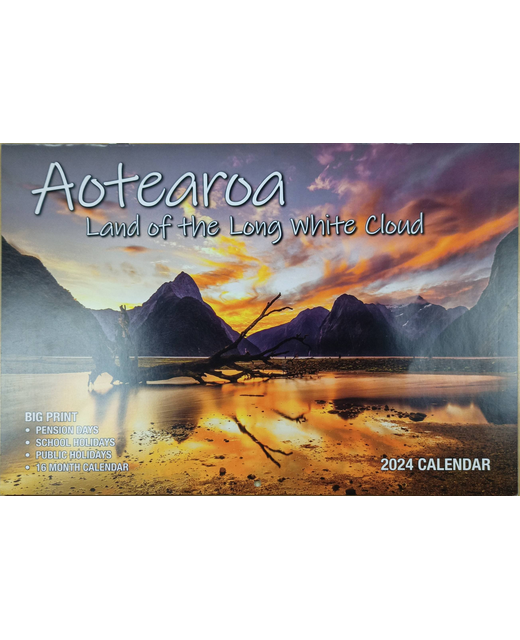 CALENDAR 2024 BIG PRINT AOTEAROA 