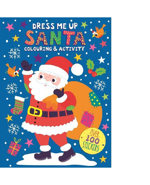 DRESS ME UP SANTA COLOURING & ACTIVITY