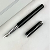 PARKER INGENUITY FOUNTAIN PEN - BLACK W/ CHROME TRIM