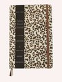 JOURNAL A5 FABRIC LEOPARD PRINT
