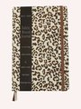 JOURNAL A5 FABRIC LEOPARD PRINT