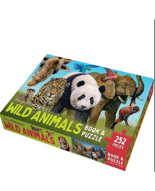 Wild Animals Book & Jigsaw