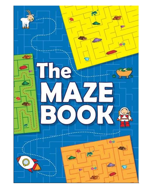 The Maze Book Activities Books Onehunga Books & Stationery BLUE