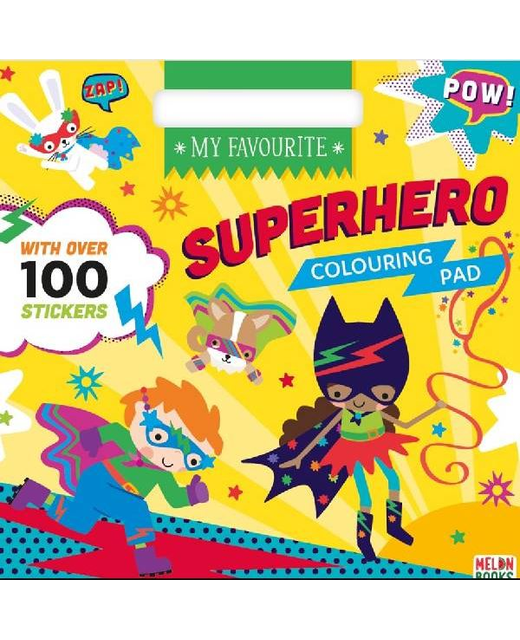 My Favourite Superhero Colouring Pad