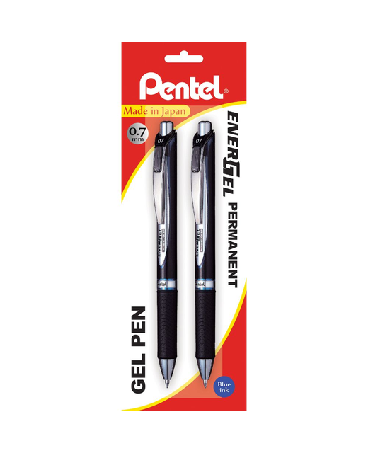 PENTEL ENERGEL PERMANANT GEL PEN 0.7MM BLUE
