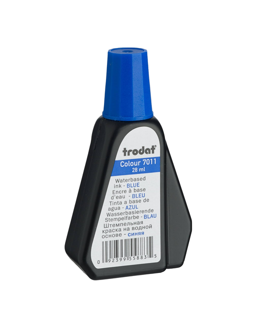 TRODAT RUBBER STAMP INK 28ML 7011 BLUE