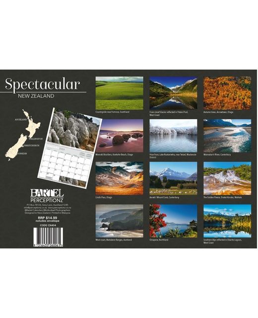 CALENDAR 2024 SPECTACULAR NEW ZEALAND Gifts & Greeting Cards