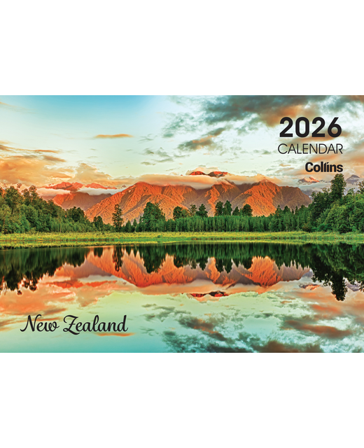 CALENDAR 2026 COLLINS NEW ZEALAND LANDSCAPES 