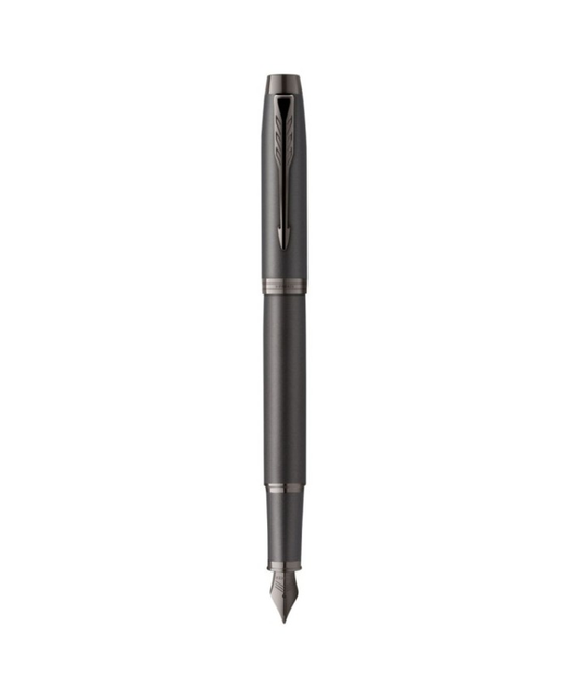PARKER IM MONOCHROME FOUNTAIN PEN GUN METAL FINISH
