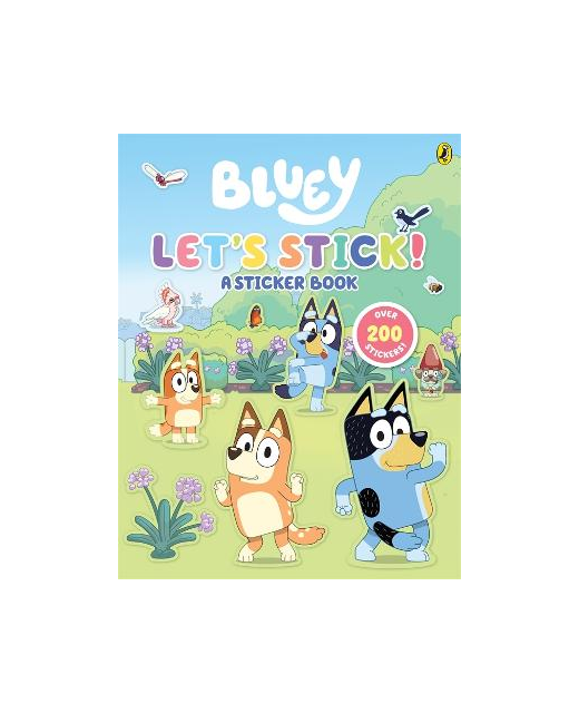 BLUEY LET'S STICK STICKER BOOK
