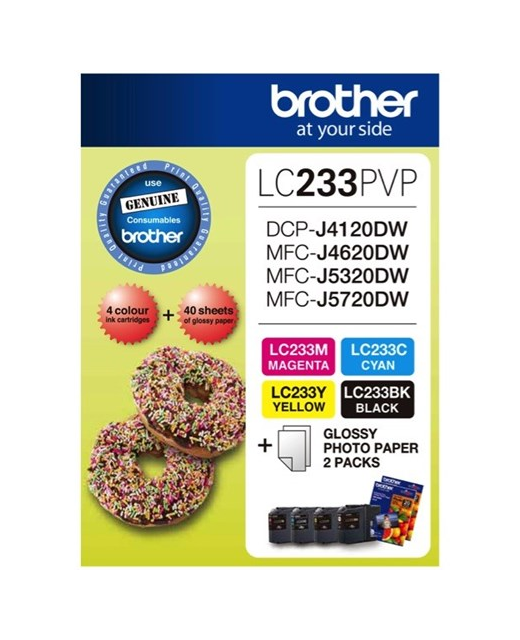 Brother Ink LC233 Photo Value Pack (550 pages)