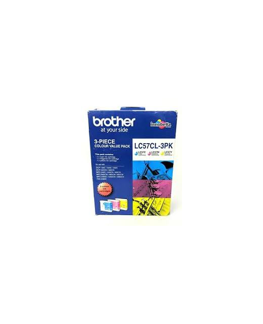 INK CART OEM BROTHER LC57CL3PK CLR 3PK