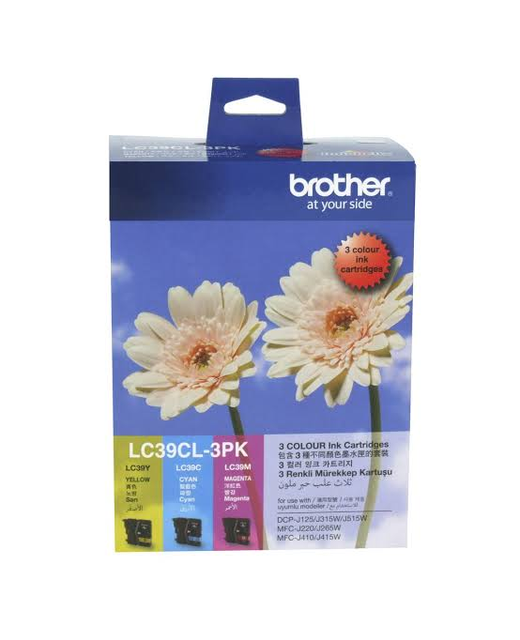 INK CART OEM BROTHER LC39CL3PK CLR 3PK