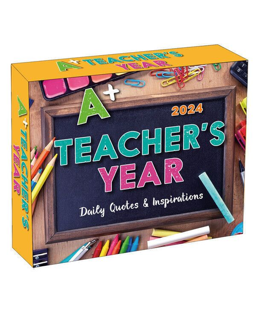 A TEACHER'S YEAR 2024 DAILY CALENDAR Gifts & Greeting CardsCalendars