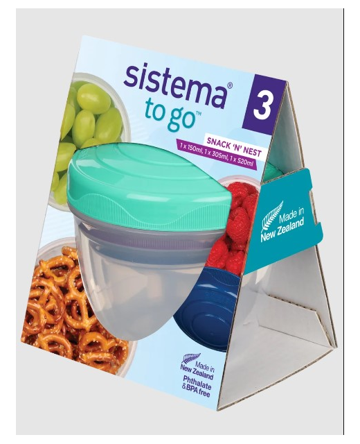 SNACK ‘N’ NEST TO GO™ 3 PACK