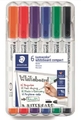 WHITEBOARD MARKER STAEDTLER BULLET PACK OF 6