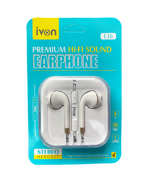 IVON PREMIUM EARPHONE E36