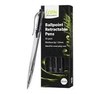 PEN BALLPOINT RETRACTABLE ICON BLACK 1.0MM 10 PACK