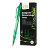 PEN ICON BALLPOINT RETRACTABLE GREEN 1.0MM 10 PACK