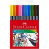 FABER CASTELL FINEPENS GRIP 0.4MM 10 PACK